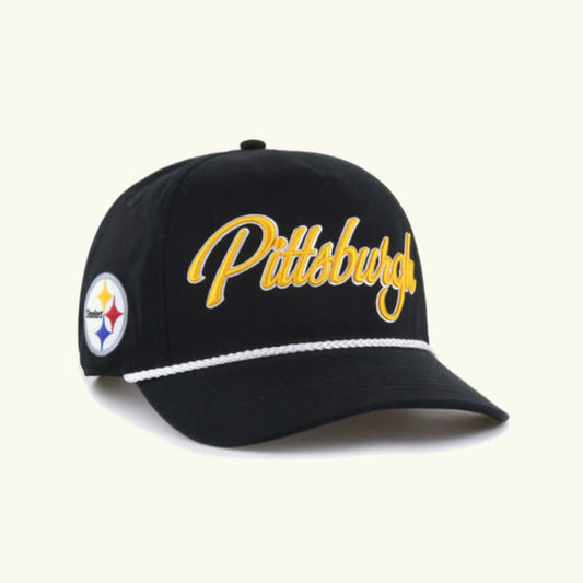 steelers black overhand rope '47 hitch