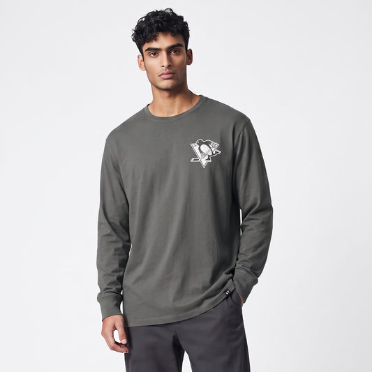 Penguins Gray Franklin '47 long sleeve tee