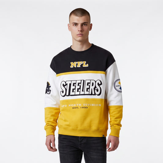 Steelers Black/Gold Breeze Maximalist '47 Crewneck