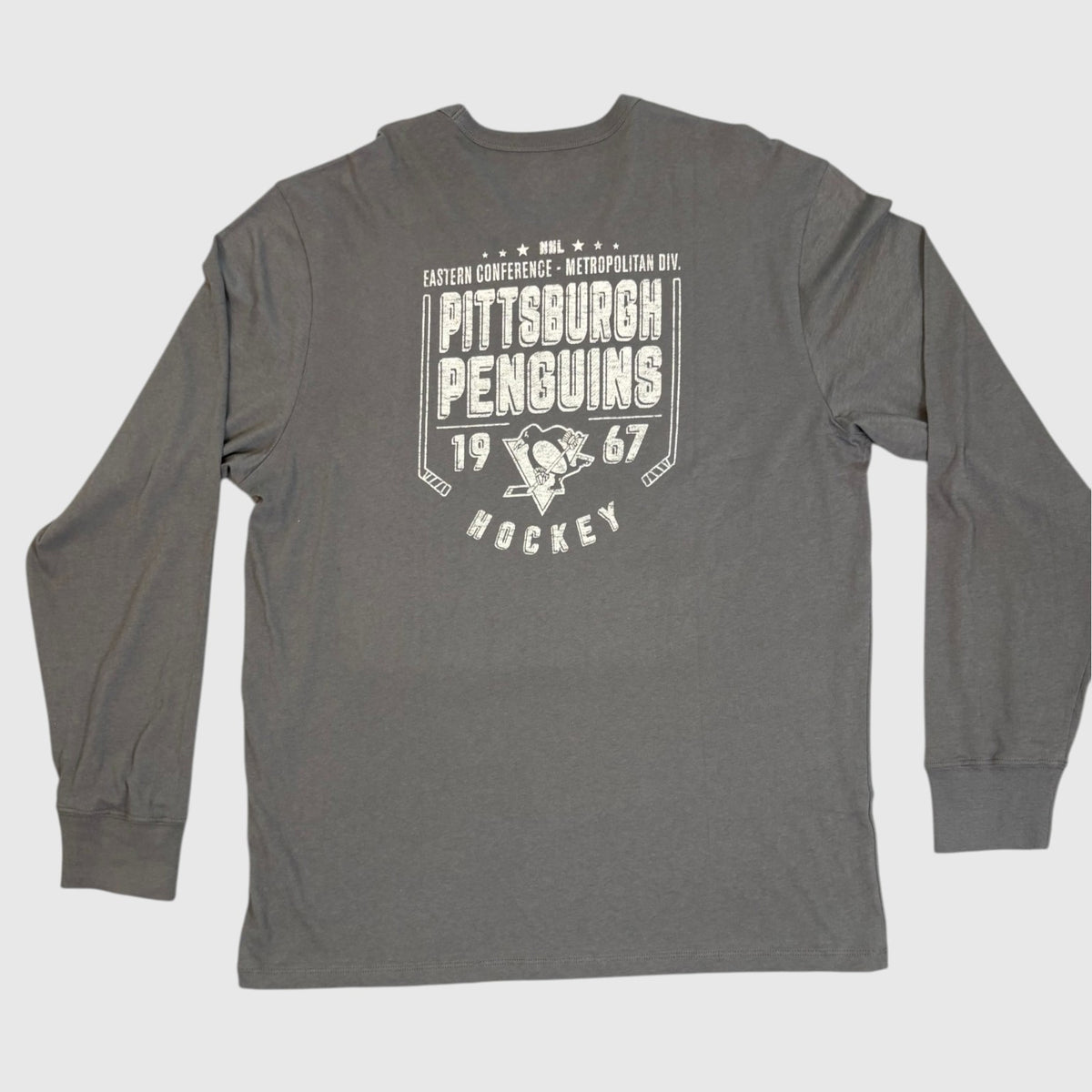Penguins Gray Franklin '47 long sleeve tee