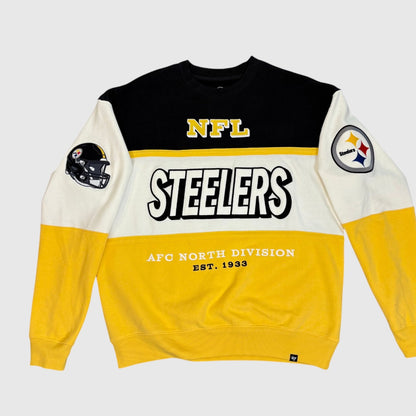Steelers Black/Gold Breeze Maximalist '47 Crewneck