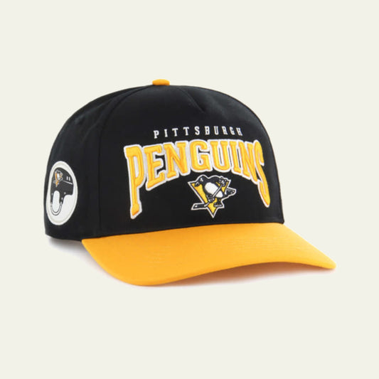 penguins black hard hat arch '47 hitch
