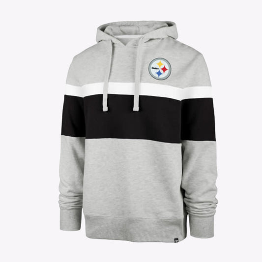 steelers relay grey '47 warren hoodie