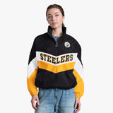 Steelers yardline quarter zip Starter jacket