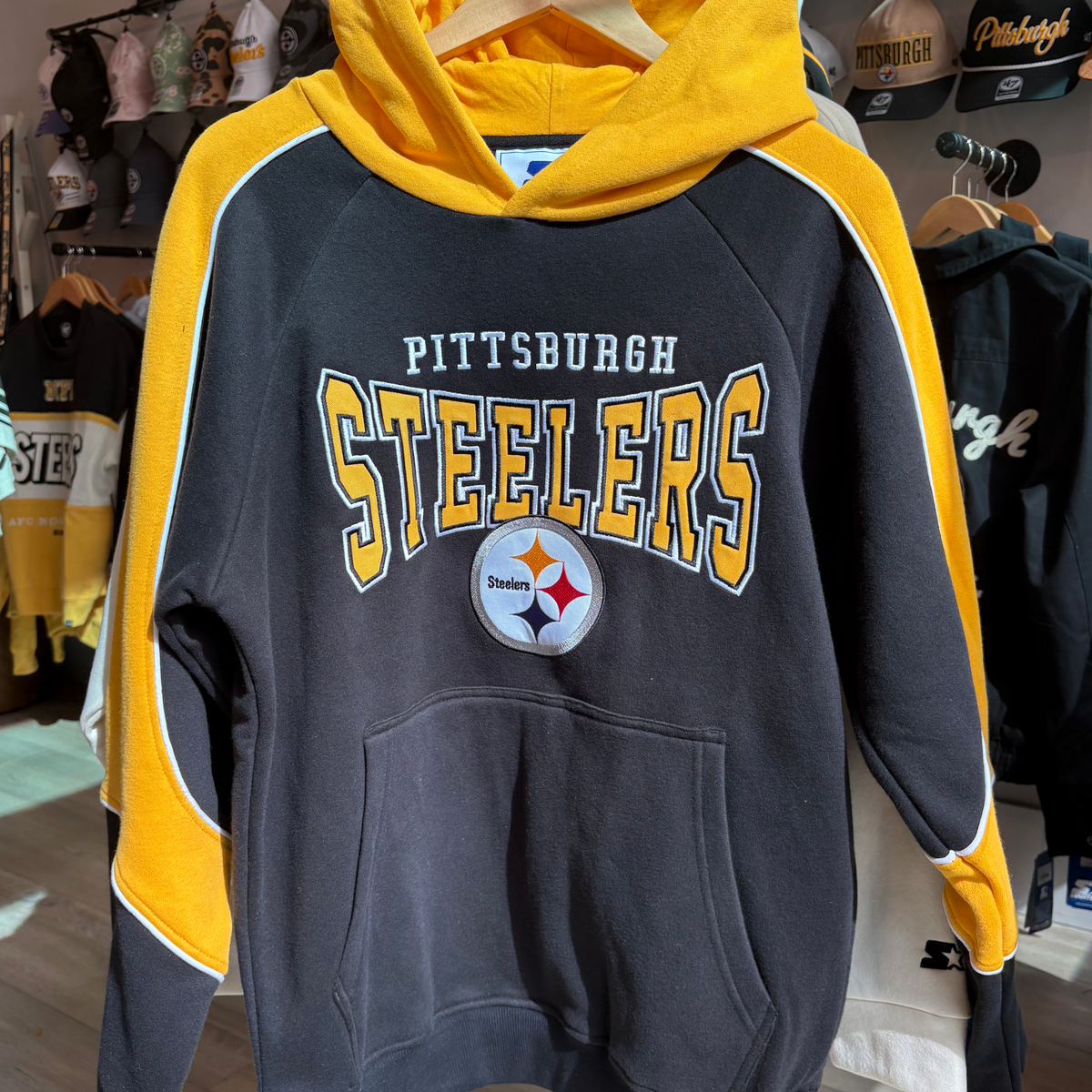 Championship Starter brushed Fleece Steelers Hoodie
