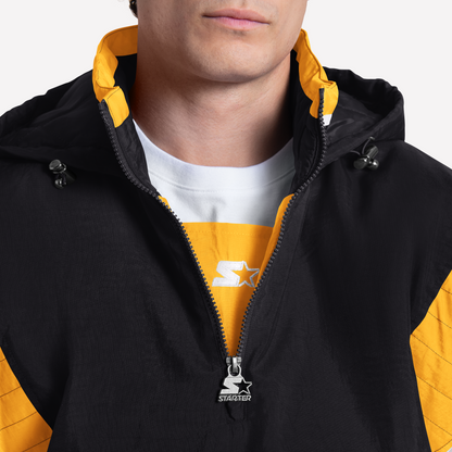 Steelers throwback Starter hooded polyfilled jacket