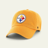 DK Pittsburgh Sports Shop gold Pittsburgh Steelers '47 Clean Up adjustable cotton twill baseball cap