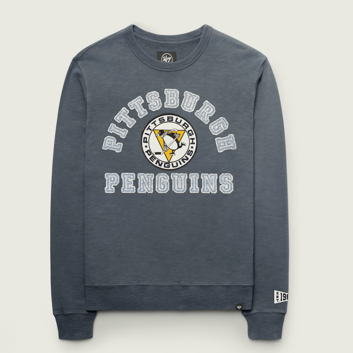 penguins vintage calderwood ’47 french terry crew