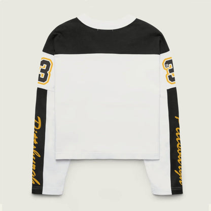 Steelers exclamation ’47 women's metro jersey tee