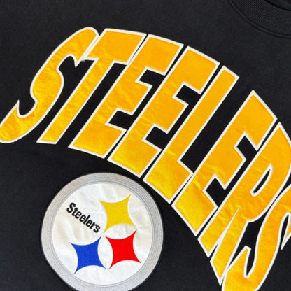 Steelers womens Black Extra Innings Crew