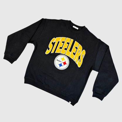 Steelers womens Black Extra Innings Crew